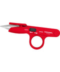 Red Hydroponic Finger Micro Snips With Precision Micro Tip Blades For Clean Cuts Of Herbs Leaves And Delicate Plants Pro Grade