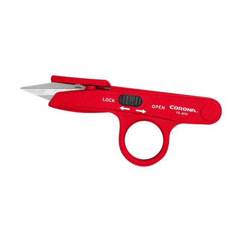 Red Hydroponic Finger Micro Snips With Precision Micro Tip Blades For Clean Cuts Of Herbs Leaves And Delicate Plants Pro Grade