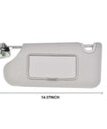 Driver Side Sun Visor With Light For Nissan Altima 2013 2014 2015 2016 2017 2018 Gray Left Replacement Without Sunroof