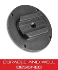 Adjustable Bracket Back For 25 And 2600 Series Dial Indicators With 1/4-20 Thread, heavy duty tool accessory, round top view