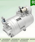 Heavy Duty Electric Hybrid AC Compressor For Bmw 530Le G38 X5 F15 I3 I8 R134a with metal housing, direct-fit design.