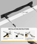 10 Pack Matte Black Cabinet Handles Made From Solid Zinc Alloy With Corrosion Resistant Coating For Durable Kitchen Cabinet Pulls