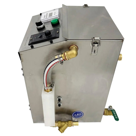 Hardcore 110 Volt Oil Water Separator For CNC Machining Centers And Coolant Recycling Pro Gear Tramp Oil Skimmer with stainless steel body.