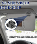 Slick Sun Visor Clip Replacement Kit For Cars Easy Install Visor Retainer Bracket in car interior