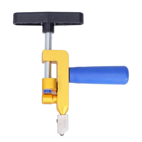 Handheld Glass Tile Cutter, Dope Pro Grade Manual Glass Cutter with Aluminum Alloy Handle, 3 to 15mm, DIY Home Repair Tool