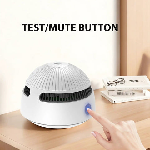 Top Shelf Smoke Detectors And Emergency Fire Alarms Built For Instant Photoelectric Monitoring with test/mute button.