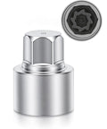 Volkswagen Wheel Lock Key And Lug Nut Key Tool For VW Cars A Must Have Anti Theft Nut Removal Kit Durable Steel Close-up