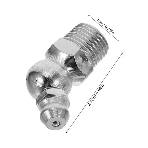 Stainless steel grease fitting 1cm x 2.5cm zerk coupler for auto and industrial lubrication