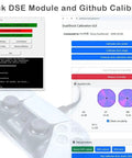 4 Pack TMR Joystick Replacement Kit For PS5 And Edge Controllers With GUI showing calibration tools and DualShock controller