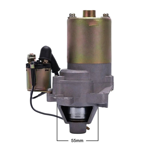 12V 0.25KW 5.5HP Electric Starter Motor For 168F 170F Diesel Engines And Gasoline Engines Plug And Play Easy Install Spare Part Durable Engine Starter To Fire Up Small Power Units, 55mm