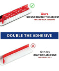 Comparison of double adhesive vs single adhesive on Two Pack Adhesive Edge Finger Pulls For Cabinets And Drawers, No Drilling Required.