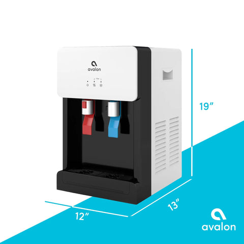 Countertop Bottleless Water Dispenser And Cooler With Dual Stage Filtration Installation Kit Included NSF Certified And UL Listed