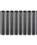 10 Pack 1 Inch By 8 Inch Black Malleable Iron Pipe Nipples Fittings For DIY Steampunk Industrial Vintage Decor