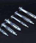 Heavy Duty Hollow Wall Anchor Kit All In One 42 Pack M4 M5 M6 Expansion Bolts For Plasterboard Drywall Brick And Wood Doors With Reinforced Wings And Integrated Washers For Easy Quick Install Thin Metal M4 M5 M6 anchors