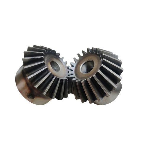 Beefy Bevel Gear Set 2M Pitch 25 Teeth Inner Hole 25mm 8mm Keyway M5 Screw Holes 90 Degree Meshing Steel Gears For Transmission Upgrades Heavy Duty High Wear Resistance Includes Four Pieces