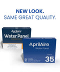AprilAire water panel filter packaging for models 300-768, product keyword: Water Panel Humidifier Filter Replacement.