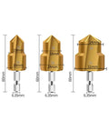 Cool 3 Piece PPR Pipe Expander Drill Set With 19mm 24mm And 31mm High Carbon Steel Step Bits For PVC Water Lines Home Pros, 3 sizes