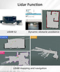 Jetson Nano Based AI Vision Robot Kit with Lidar and 7 Inch Touch Screen Depth Camera ROS2 Mapping Navigation Obstacle Avoidance
