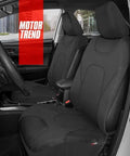 Waterproof Neoprene Front Seat Covers For Cars, Trucks, And SUVs With AquaShield Tech shown in a car interior