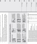 Guide for Positioning Spanish Gold Edged Bible Tabs Self Adhesive Index Stickers with instructions and examples.