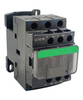 3 Pole Non-Reversing Contactor, 18A, 120 VAC Coil, front view, 1 NO 1 NC Auxiliary Contacts, industrial control relay