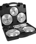 Open case showing Truck Hub Seal Installer Kit For Class 7 And Class 8 Trucks And Trailers Pro Grade Multi Vehicle Tool