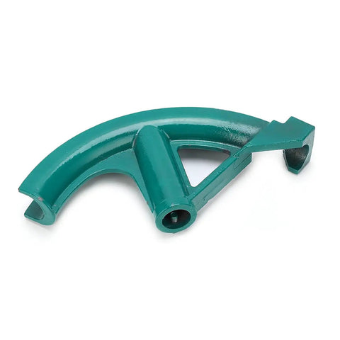 3/4 Inch Conduit Bender Manual Tube Bending Tool For Steel Copper Aluminum Pipe Shaping Electrics Plumbing Projects shown from side angle.