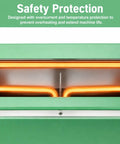 Heavy Duty Electric PVC Pipe Heater With Built In Temp Detector And Auto Shut Off For 1/2 To 4 Inch Conduit heating element view.