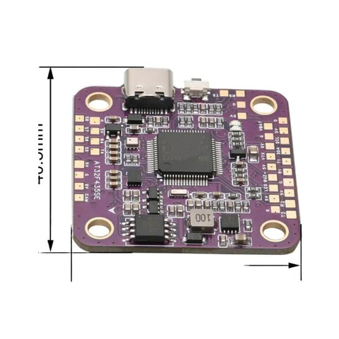 Flight Controller With Five Serial Ports 5V And 9V BEC Output OSD And 16MB Flight Recorder for RC Drones detailed view