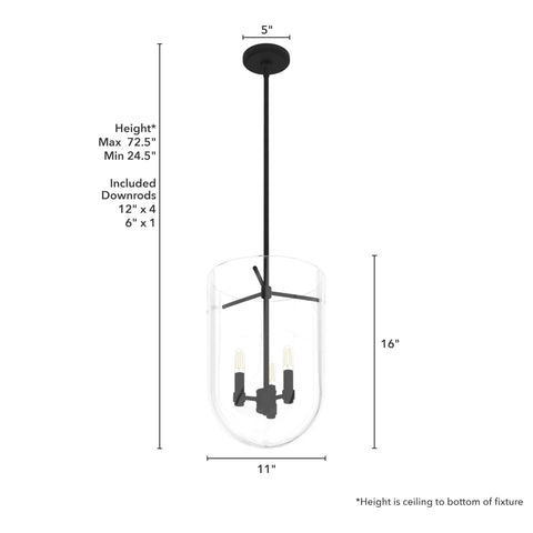 Dimensions of Sacha Pendant Light In Natural Iron Finish With Clear Glass Shade Modern Go To Mid Sized Ceiling Fixture