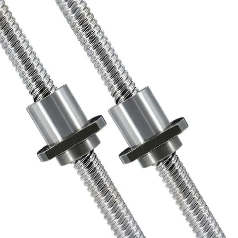 Super Smooth 20mm Lead Ball Screw Kit With DSG2020 Nut Housing For CNC XYZ Routers Built For Heavy Duty Precision And Fast Axis Moves To Level Up Your Machining Game, two ball screws with nut housings