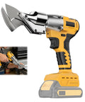 Cordless Metal Shears For 20V Max Power With 360 Degree Pivoting Head And Built In LED Light For Cutting Stainless Steel Iron Leather