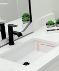 Compact White Ceramic Undermount Bathroom Sink 16.54 By 12.87 Inches With Overflow Rectangular Vanity Lavatory Basin
