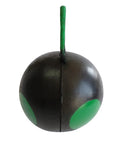 Beefy Round Ball Archery Target For Backyard Practice Built Tough With Self Healing Foam 9x9x9 Inch Surface, black with green spots