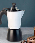 Manual Coffee Percolator Stovetop Espresso Maker For Cappuccino And Latte Lovers Home Office Cafe Durable Aluminum Design
