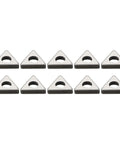 Triangle shims from CNC Turning Tools Kit With Triangle Shim For Blade Protection And Longevity Pro Grade Tool Holder Set