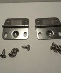 Stainless Steel Cooler Hinges Replacement Kit 2 Pack With 8 Mounting Screws To Fix Your Lid And Get Your Cooler Opening Easy Again