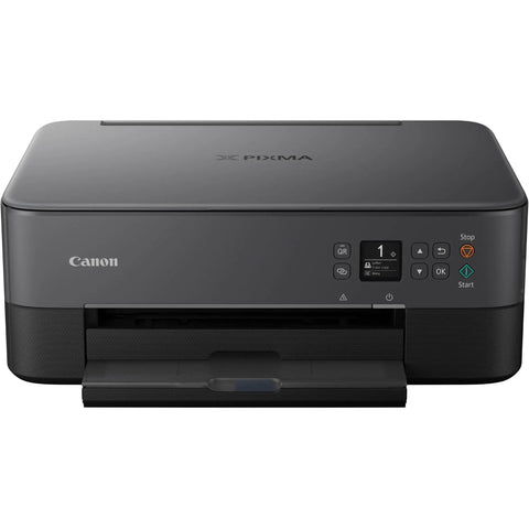 Wireless All In One Color Printer With Crisp Oled Touchscreen Display And Instant Wifi Access, compact design and control panel.