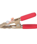 Heavy Duty Earth Ground Wire Clamp 40mm Opening For Robust Electric Welding Jobs Featuring High Current Rating Up To 260A With Durable Brass Build And Super Comfortable Sheath Handle Perfect Shipyards Steel Structures.