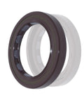 Heavy Duty High Pressure Rotary Shaft Oil Seal 30x42x6mm Double Lip FKM Type BABSL10FX2 For Hydraulic Pumps And Motors Brown Built To Last, brown