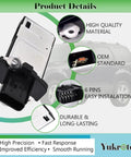 Close-up of Plug And Play Mass Air Flow Sensor MAF For Ford 2004 2010 with focus on connectors and metal housing.