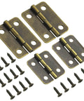Gotta Have 60 Pieces Mini Hinges For Jewelry Boxes And Small Cabinets Two Size Options 24x18mm And 18x16mm Iron Butt Hinges