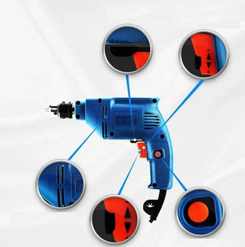 Heavy Duty Lithium Hammer Drill And Driver Set Packing Badass Torque With Smooth Variable Speed And Reversible Action detailed view of controls and features.