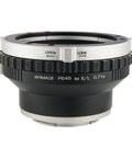 0.71x Focal Reducer Speed Booster Lens Mount Adapter From Pentax 645 To Leica Or Panasonic L Mount Cameras, Manual Focus Only
