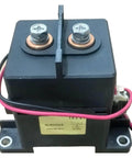 Built Different High Voltage Dc Contactor Coil 12V Control Module With 750V Contact Rating And 400A Switching Capability close-up view with connections