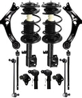 Front suspension strut kit by Amazon (TFGCSG), 12-piece for Toyota Corolla/Matrix with coil springs.