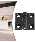 Rotating Concealed Hinges For Doors And Cabinets, Black Butt Hinge Made From Zinc Alloy shown alongside modern kitchen