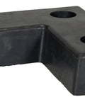 L Shaped Rubber Dock Bumper For Loading Docks Rock Solid Impact Protection Heavy Duty Warehouse Safety Fender With Pre Drilled Mounting Holes, 18x18 inch.