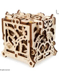 3D Puzzle Dice Keeper For Board Games And Tabletop RPGs Holds 8 Dice In Sturdy Wooden Slots Buildable Mechanical Dice Holder Kit For Family Game Night Unique Wooden Construction Kit For Adults, wooden cube