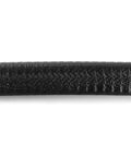 Close-up of Heavy Duty U Shape Door Edge Protectors 10 Ft Weather Stripping Steel Core Slide On Rubber Seal textured surface.